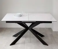 Nordic Moderne Eenvoudige Eettafel Set Post-Moderne Minimalistische Huishoudelijke Diner Tafel Licht Luxe Marmeren Eettafel
