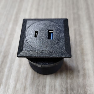 US/EU/UK Smart USB-C Sofa versteckte Netzteil Tisch Tischplatte Nachttisch Ladegerät 12V/9V/5V USB-Steckdose Laden - Product Image 6