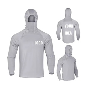 Camisa de Pesca Personalizada de Secado Rápido y Transpirable con Protección Solar UPF 50+, Sudadera con Capucha de Manga Larga para Pesca - Product Image 1