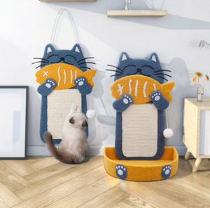 Árbol rascador para gatos de sisal de alta calidad, ecológico y resistente al desgaste, con diseño moderno/clásico de dibujos animados y color personalizado. - Product Image 5