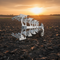 Charrue à socs hydraulique diesel LEROX Pioneer Series à 3 rangs entièrement montée avec engrenages et roulements, garantie 2 ans