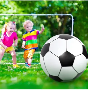 Reklam oyuncak özel plaj topu büyük şişme futbol topu futbol oynamak için havaya uçurmak havuzu oyuncaklar çocuklar için