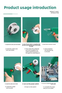 <span class=keywords><strong>Soldador</strong></span> manual LED de calentamiento interno superventas transfronterizo de alta potencia con alimentador automático de alambre - Product Image 4