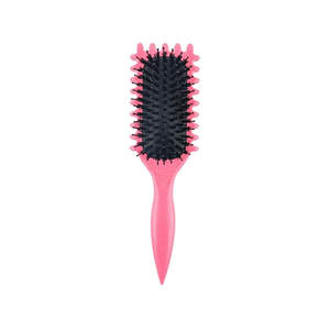 Nouvelle brosse coiffante ionique transfrontalière pour cheveux bouclés, <span class=keywords><strong>peigne</strong></span> de massage en paille de blé, grande brosse imperméable pour usage domestique - Product Image 6