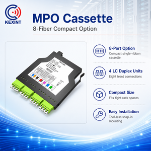 Cassette pré-terminée KEXINT 1U-216F MTP MPO-LC/<span class=keywords><strong>CS</strong></span>/<span class=keywords><strong>CS</strong></span> 8/12/16/24 pour centre de données à fibre optique, la plus vendue - Product Image 4