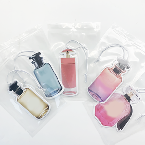 Hochwertige Luxus-Duft-Lufter frischer Luxus Männer Frauen Parfüm Flasche Duft Hängendes Papier Auto Lufter frischer - Product Image 2