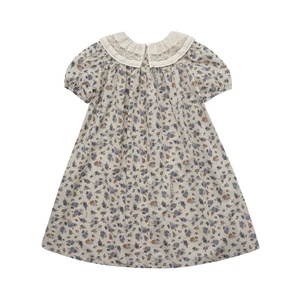 เดรสเด็กผู้หญิงทรงเอ ผ้าลูกไม้ แขนสั้น ผ้าฝ้ายพิมพ์ลาย รุ่นซัมเมอร์ 2026 มีสินค้าพร้อมส่ง - Product Image 5