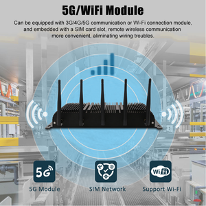 Mini Computadora Industrial Intel N100 Sin Ventilador, 10 Puertos GPIO, 6xRS232/RS485 COM, Señalización Digital Empresarial, <span class=keywords><strong>PC</strong></span> Integrada de Fábrica, 5G - Product Image 6