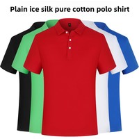 Aanpasbaar Voor Poloshirt Voor Zakelijke Werkkleding Ademend Canvas 6xl Turn-Down Kraag Korte Mouw Met Geborduurd Logo