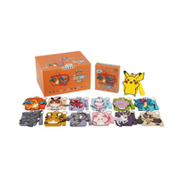 Boîte de rangement pour cartes Pokémon en silicone avec étui pour cartes, Eevee, Charizard, Gengar, chinois