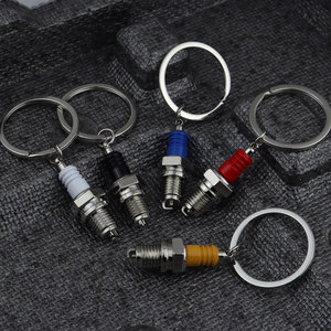 Portachiavi Creativo in Metallo a Forma di Candela d'Accensione, Ciondolo per Uomo, Accessorio <span class=keywords><strong>Auto</strong></span>, Ricambi <span class=keywords><strong>Auto</strong></span>, Vendita all'Ingrosso - Product Image 1