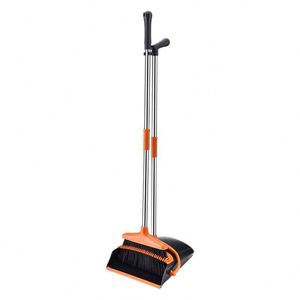 Ensemble balai et pelle ménager, balai et pelle anti-vent avec long manche pour le nettoyage domestique - Product Image 5