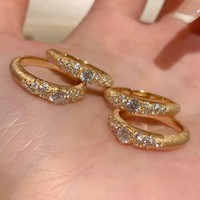 Anneaux en zircon en acier inoxydable 316L de luxe Gaovo pour femmes, plaqués or, imperméables, cadeau de mariage, de fiançailles, d'anniversaire, bijoux tendance