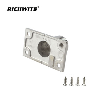 316 Stainless Steel Mirror Polished 90-Degree Square Bottom Handrail Base for Yacht New <b>Marine</b> <b>Hardware</b> - Product Image 5