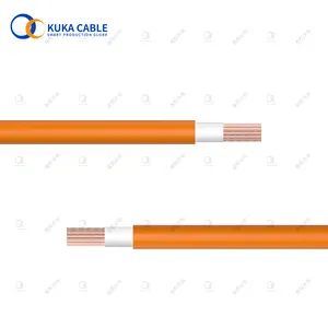 Welding Cable Factory Rubber/pvc Battery Cable Wires Double Insulation Soft Copper Stranded Black Orange Red AC 200V~DC 400V