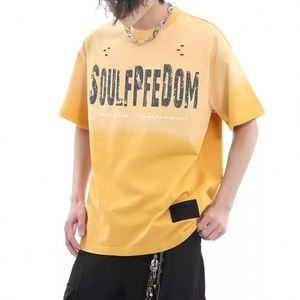 T-shirts surdimensionnés en coton 100% vintage imprimés sur mesure, effet usé, pour hommes, coupe ample et style streetwear - Product Image 6