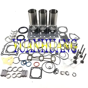 D722 engine rebuild kit wtih full gasket kit valves FOR KUBOTA D722 diesel engine cylinder liners piston&rings bearings washer