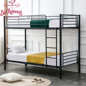 Móveis de quarto de madeira e ferro para meninas e crianças, beliche de alta qualidade - Product Image 1