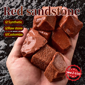 <span class=keywords><strong>Pietra</strong></span> rossa <span class=keywords><strong>pietra</strong></span> di cristallo scintillante per la decorazione e la guarigione - Product Image 2