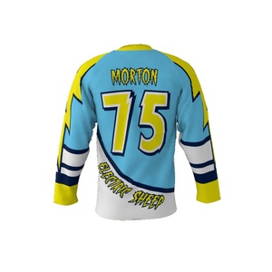 Maillot de hockey sur glace personnalisé par sublimation, uniforme de hockey professionnel, maillot de hockey respirant et athlétique - Product Image 6