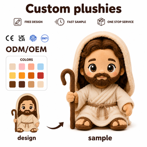 Bambole di Peluche Personalizzate della Vergine <span class=keywords><strong>Maria</strong></span> <span class=keywords><strong>e</strong></span> <span class=keywords><strong>Gesù</strong></span>, Giocattoli Religiosi Cristiani Morbidi, Regalo per la Chiesa Cattolica OEM ODM - Product Image 2