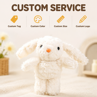 Porte-clés Lapin en Peluche Personnalisé avec Logo OEM ODM, Jouet Animal en Peluche Doux, Ornement Mignon, Pendentif de Sac en Peluche, Ornement à Suspendre au Voiture, Cadeau