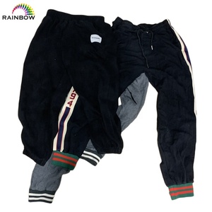 Pantalons de sport d'hiver mixtes en coton de qualité A pour adultes, vêtements d'<span class=keywords><strong>occasion</strong></span> en balle, pantalons usagés pour friperie - Product Image 3