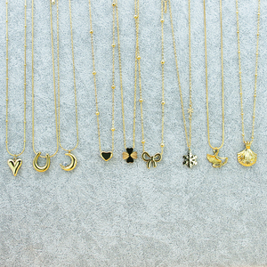 <span class=keywords><strong>Collar</strong></span> de Acero Inoxidable a la Clavícula de Moda Hipoalergénico de Titanio con Colgante Chapado en Oro PVD para Mujer Joyería de Moda Envío Aéreo DDP - Product Image 2