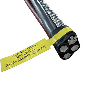 Cable Aéreo ABC de Alta Venta, Cable Trenzado AL XLPE 3*35+35mm2, Proveedor de Fábrica de China OEM, Cable ABC con Aislamiento XLPE - Product Image 1