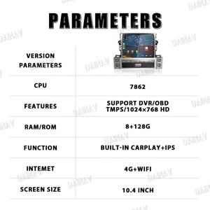 Radio para Auto con Pantalla Táctil Vertical de 10.4 Pulgadas, Android 12, Reproductor Multimedia de Video y Navegación para Lexus LX570 2007 2008 2009-2015 - Product Image 6
