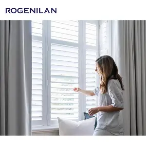 Rogenilan tende senza fili in alluminio feritoia finestra persiane finestra esterno