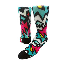 Chaussettes vierges d'animaux de conception personnalisée pour l'impression de chaussettes 3D Impression de chien drôle