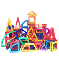 Fabricante chino Fanctory Venta 6,5 cm Juguetes de aprendizaje para niños Azulejos magnéticos Bloques magnéticos