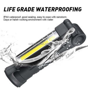 LED çalışma ışığı USB şarj edilebilir COB manyetik döndür atölye asılı kanca el bakım muayene çalışma ışıkları lamba - Product Image 5