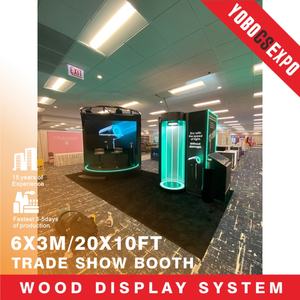 Stand <span class=keywords><strong>de</strong></span> Exhibición Comercial con Paneles <span class=keywords><strong>de</strong></span> Madera Personalizados YOBOCS, Sistema Portátil <span class=keywords><strong>de</strong></span> Construcción Rápida, Resistente al Fuego y Fácil <span class=keywords><strong>de</strong></span> Montar - Product Image 1