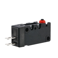 Micro-interrupteur 5A SPDT à tête champignon avec joint d'étanchéité, pour machine à farine, interrupteur de voyage, appareil électroménager, borne en cuivre, IP67, durable