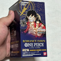 Vente en gros de boîtes de boosters scellées OP01 Romance Dawn, cartes à collectionner en papier sur le thème de l'anime, boîte cadeau, à partir de 8 ans