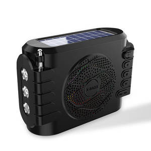 Altavoz portátil para enseñanza, Guía <span class=keywords><strong>de</strong></span> viaje, amplificador <span class=keywords><strong>de</strong></span> micrófono <span class=keywords><strong>de</strong></span> voz inalámbrico, Radio Fm, linterna, carga Solar, Bt, 5W - Product Image 5