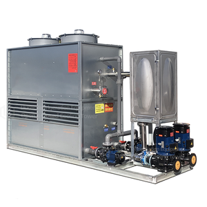 Tour d'évaporation à circuit fermé en FRP, <span class=keywords><strong>solutions</strong></span> CVC pour les usines de fabrication, système de traitement de l'eau à flux croisé, ventilateur - Product Image 2