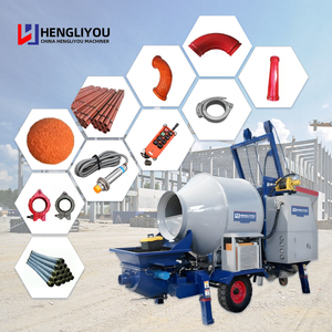 Mini bétonnière 30 m³/h avec <span class=keywords><strong>pompe</strong></span>, vérins hydrauliques pour <span class=keywords><strong>pompe</strong></span> à béton, vérins de tube oscillant à <span class=keywords><strong>vendre</strong></span> - Product Image 5
