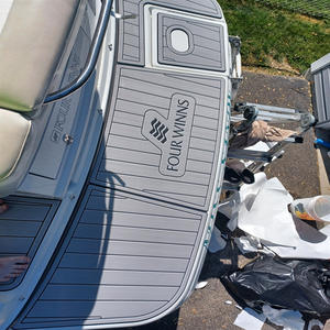 Suelo de Madera de Teca EVA Moderno para Yates Four Winns 248 Vista 2004, Venta Caliente, Instalación con Clic, para Jardín, Exterior, EBay - Product Image 5