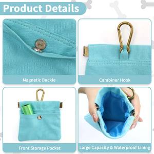 Free sample Custom Handmade Embossed Cute Bones Paw Prints Porcelain dog <b>treat</b> pouch Snack Small Storage Canister Ceramic Pet - Product Image 6