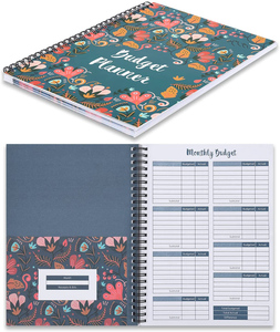 LABON Factory Price Monthly Financial Budget Planner Custom (undated) with 12 Pockets <strong>Diary</strong> Pu Leather Eco- Friendly Paper <strong>BP</strong>-02 - Product Image 1
