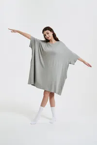 Ladies Oversize Sleep Tee's Shirts Night Tee Shirts Nightgowns Women Nightdress Girls Sleepwears Night Dress Dresses For Woman