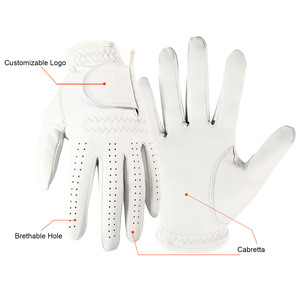 Gants de <span class=keywords><strong>Golf</strong></span> Doux et Respirants en Cuir Cabretta, Style Anti-Dérapant Personnalisé, pour Hommes et Femmes, Sports d'Été <span class=keywords><strong>Golf</strong></span>, Nouveau Style 2025 - Product Image 2