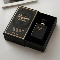 Flacon d'échantillon de parfum avec logo imprimé personnalisé boîtes d'emballage en papier en carton rigide coulissant emballage de boîte de parfum à tiroir