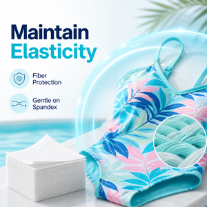 6-Sheet Travel Pack Leak-Proof TSA-Friendly <strong>Swimsuit</strong> Detergent Sheets Sea Salt Coconut Laundry Detergent Sheets for Swimwear - Product Image 2
