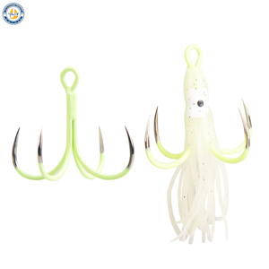 Señuelo de pesca Yajie con cuatro anzuelos, luminoso en la oscuridad, para pesca en agua salada, uso en barco oceánico. - Product Image 1
