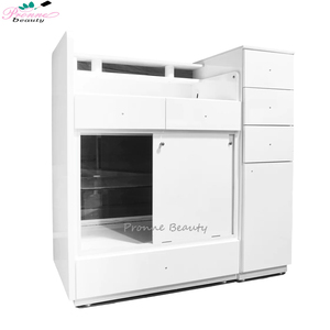 Thiết Kế Mới Chuyên Nghiệp Sang Trọng Biểu Tượng Tùy Chỉnh Tóc Nail Salon Sử Dụng Bàn Tiếp Tân Cho Phòng Khám - Product Image 2