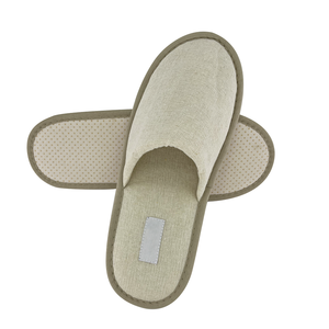 Chaussons d'hôtel de luxe 5 étoiles à bout fermé jetables pour invités - Product Image 2